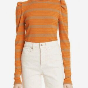 Veronica Beard Cedar Stretch Turtleneck Top Sz S